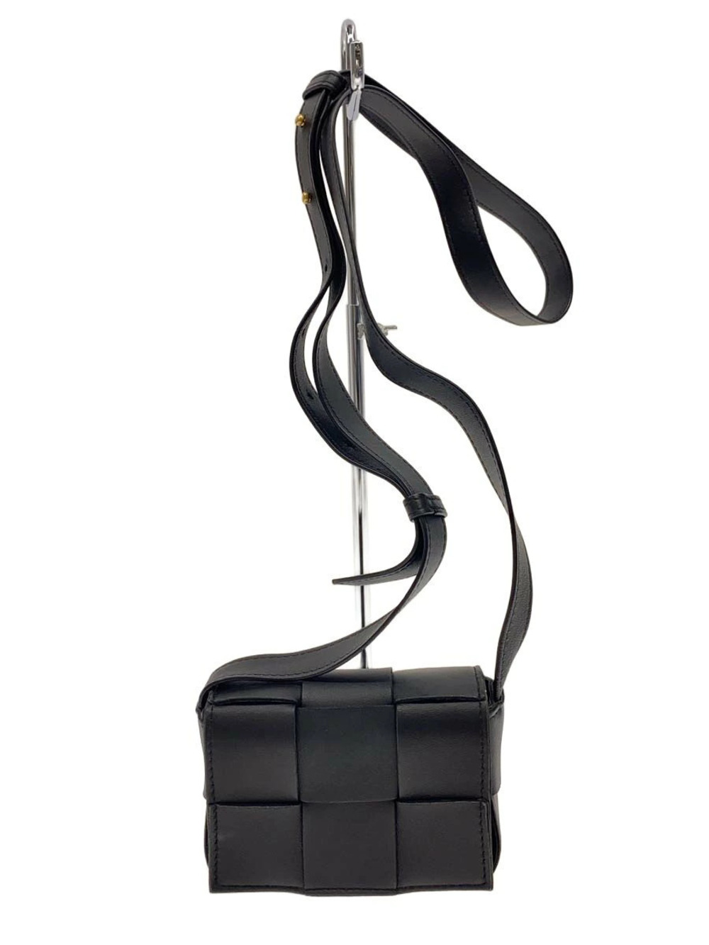 Bottega Veneta Shoulder Bag Leather Black - Picture 1 of 7